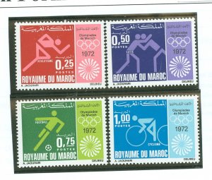 Morocco #262-265  Single (Complete Set) (Olympics) (Sports)