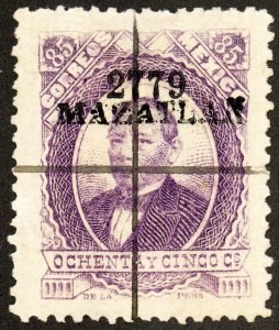 Mexico Stamps # 129 Used VF Scott Value $250.00