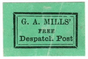 (I.B) US Local Post : GA Mills Despatch Post (Free)