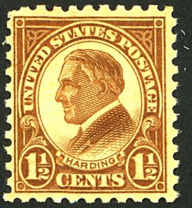 U.S. #582 MINT OG HR