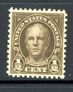US 653 MNH 1929 1/2c