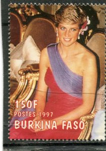 Burkina-Faso 1997 PRINCESS DIANA 1 value Perforated Mint (NH)