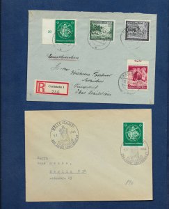 GERMANY 1940's COVERS & Cards -Special cancels