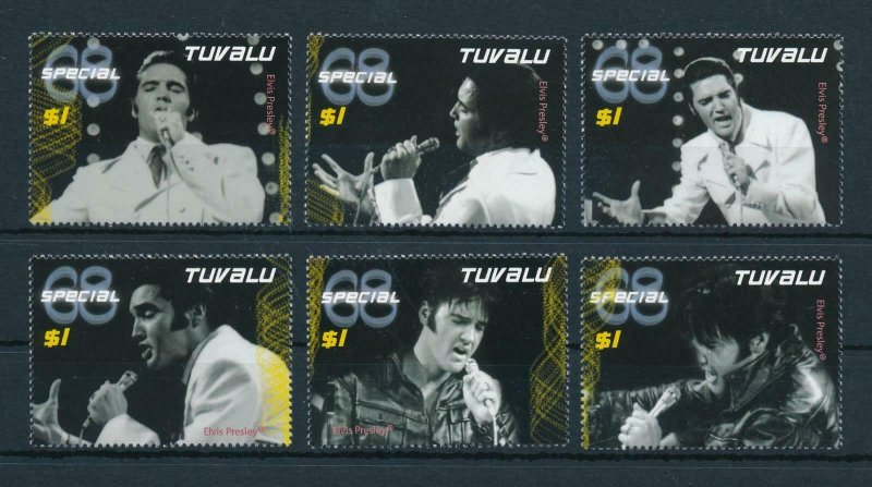 [107339] Tuvalu 2008 Music Elvis Presley  MNH