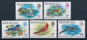 [64317] Bermuda  1978 Birds Tropicbird Redbird Bluebird  MLH