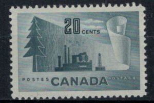 Canada 1952 UN316 20-Cent Forestry - MLH