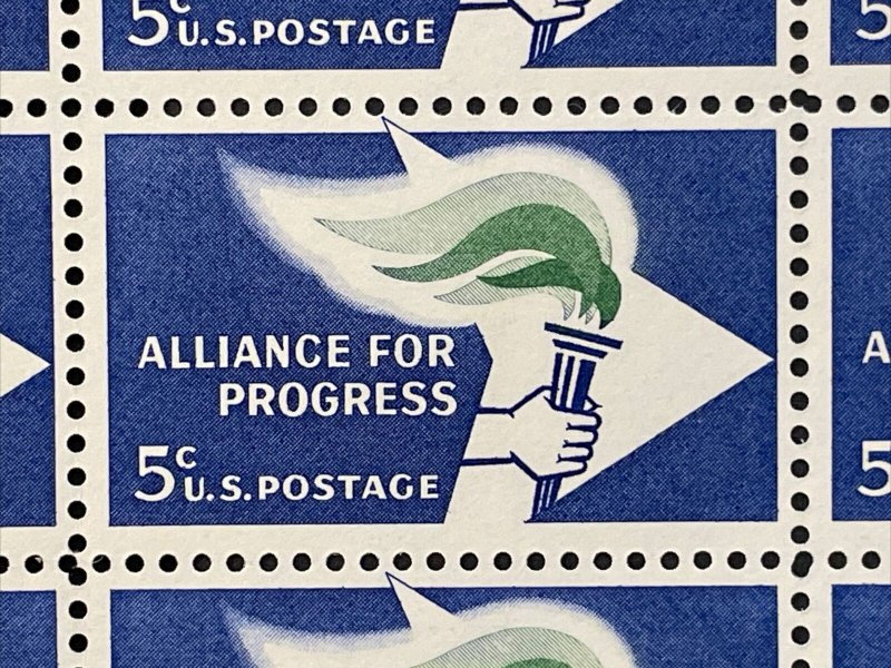 1963 sheet, Alliance for Progress, Sc# 1234