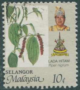 Malaysia Selangor 1986 SG179 10c Black Pepper FU