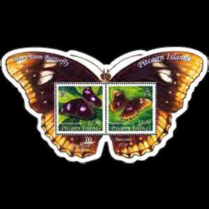 PITCAIRN 2005 - Scott# 615 S/S Butterflies NH