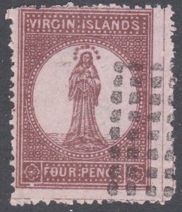BR VIRGIN ISLANDS  An old forgery of a classic stamp .......................C882