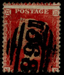 SG40, 1d rose-red PLATE 43, LC14, USED. Cat £18. 