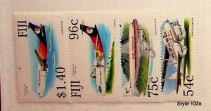 FIJI Sc 653-6 NH ISSUE OF 1991 - AVIATION