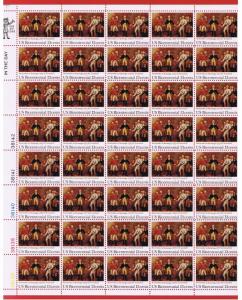 #1728 MNH OG Sheet of 40 Burgoyne @ Face Value 