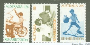 Australia  #523-5 Mint (NH) Single (Complete Set)