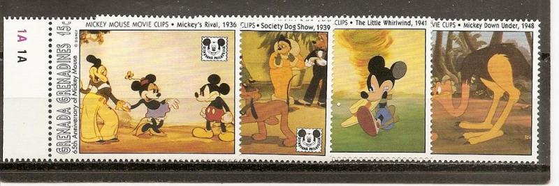 Grenada Grenadines 1587,1590,1592-93 MNH