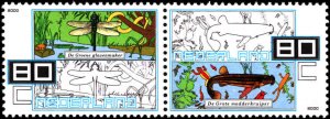 Netherlands #1060-1061, Complete Set, Pair, 2000, Insects, Fossils, Never Hinged