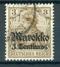 Morocco German Offices Abroad Sc # 45, used