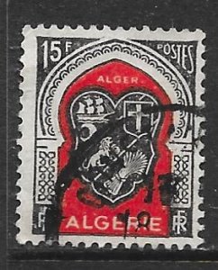 Algeria 225: 15f Coat of arms of Algiers, used, F-VF