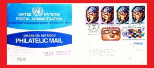 ZAYIX - United Nations / UN cover - 1974 registered FDC World Population Year 
