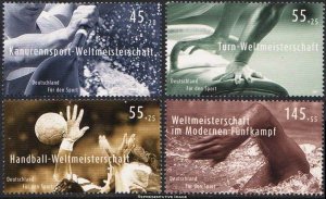 Germany Scott B984-B987 Mint never hinged.