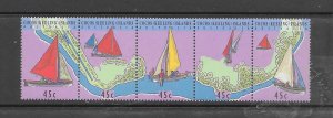 COCOS ISLANDS -  CLEARANCE SALE #292 JUNKONG BOATS MNH