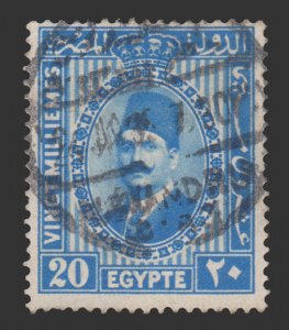 STAMP FROM EGYPT. SCOTT # 143. YEAR 1932. USED. # 1