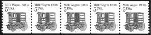 Scott 2253   5¢ Milk Wagon PNC/5, MNH Plate #1
