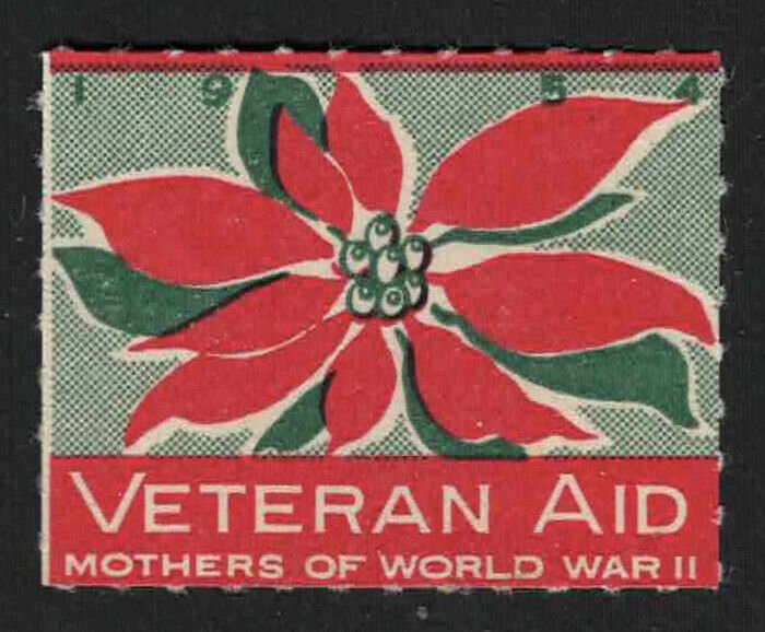 1954 - Veteran Aid - Mothers Of World War II - Poster Stamp/Charity Seal