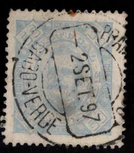 Cabo Verde Cape Verde Scott 29a Used perf 13.5 King Carlos stamp