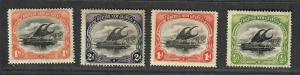 Papua New Guinea Sc#1-3, 7 M/H/F-VF, Partial Set, #1 NG, #3 Toned, Cv. $113.50