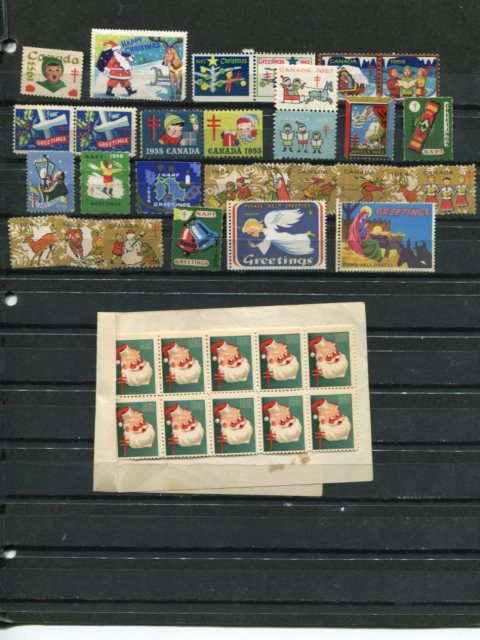 X-Mas  seals collection    -  Lakeshore Philatelics