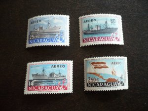 Stamps - Nicaragua - Scott#C398,C401-C403-Mint Never Hinged Part Set of 4 Stamps