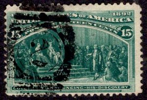 US Stamp #238 USED SCV $72.50