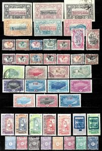 French Coast of Somalia 1900/1930 ☀ Used/MH collection of stamps