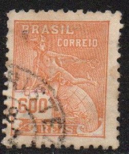 Brazil Sc #255 Used