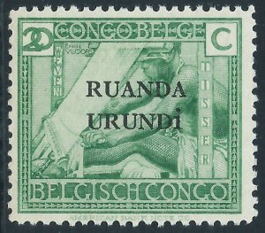 Ruanda Urundi, Sc #10, 20c MH