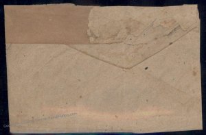 CSA #4 Pair Clarksville Virginia Civil War Confederate Cover 92698