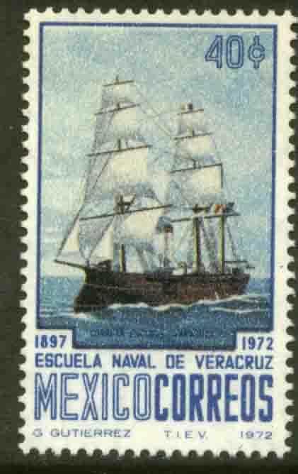 MEXICO 1041, 75th Anniversary Naval Academy at Veracruz MNH