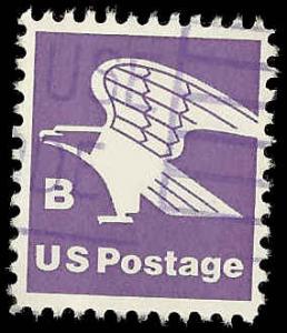 # 1818 USED B STAMP EAGLE
