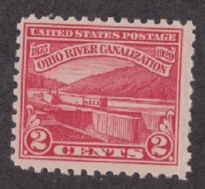 681 Ohio River Canalization MNH Single    