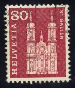 Switzerland #394a Cathedral in St. Gallen, used (0.25)