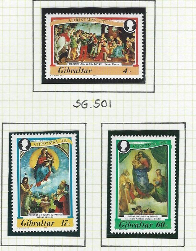 Gibraltar    mnh  sc  456-458