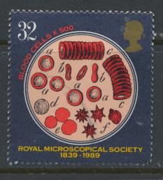 Great Britain SG 1455  Used   - Microscopial Society