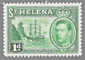 St. Helena (1938) - Scott # 119,   MH