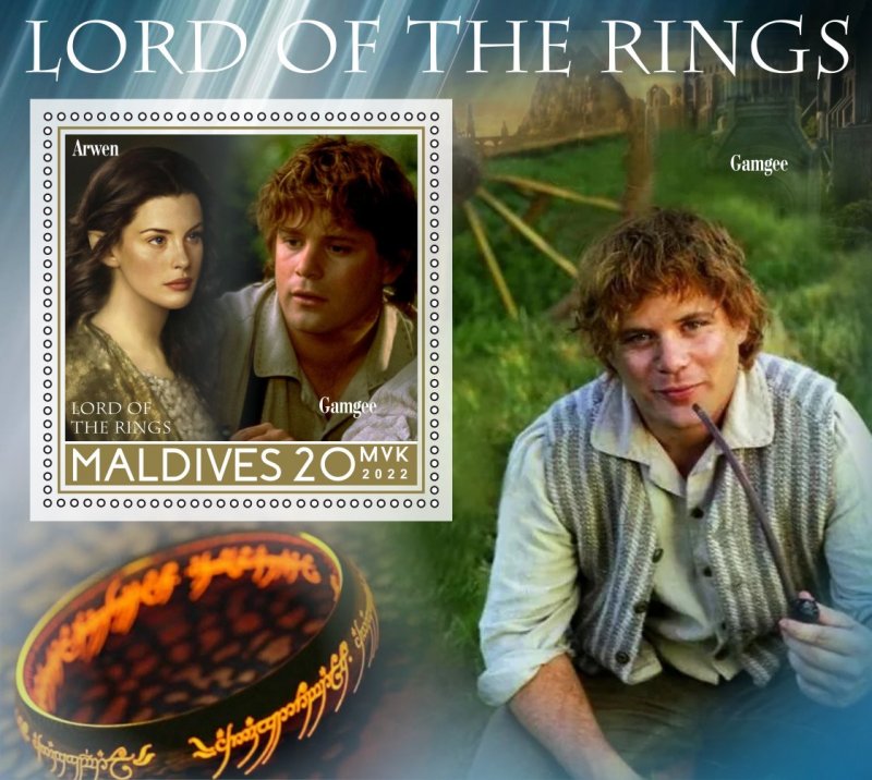 Stamps. Cinema. The Lord of the Rings 2022 year 6 sheets perforated MNH**