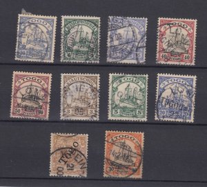 Germany Colonies Unchecked Yacht Collection Of 10 FU BP7783