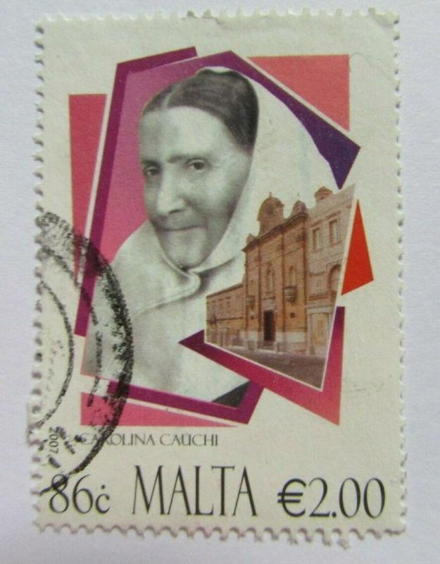 2007 Malta  SC #1326  CAROLINA CAUCHI  Used stamp