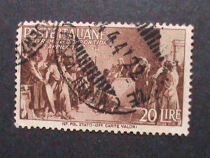 ​ITALIY-1930 OVER 92 YEARS OLD HIGH CATALOG VALUE USED STAMPS VERY FINE