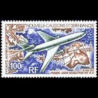 NEW CALEDONIA 1973 - Scott# C104 Plane Set of 1 LH