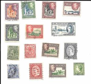 St Vincent Stamp Lot